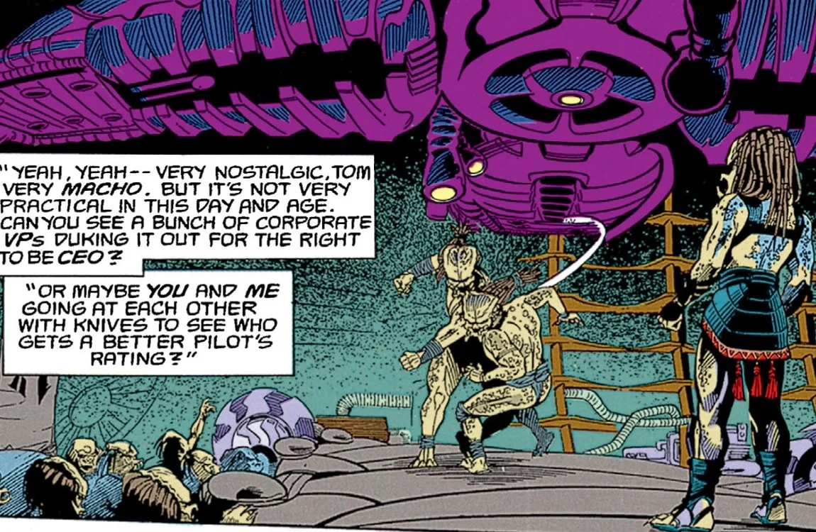 Young Predators undergoing harsh combat training