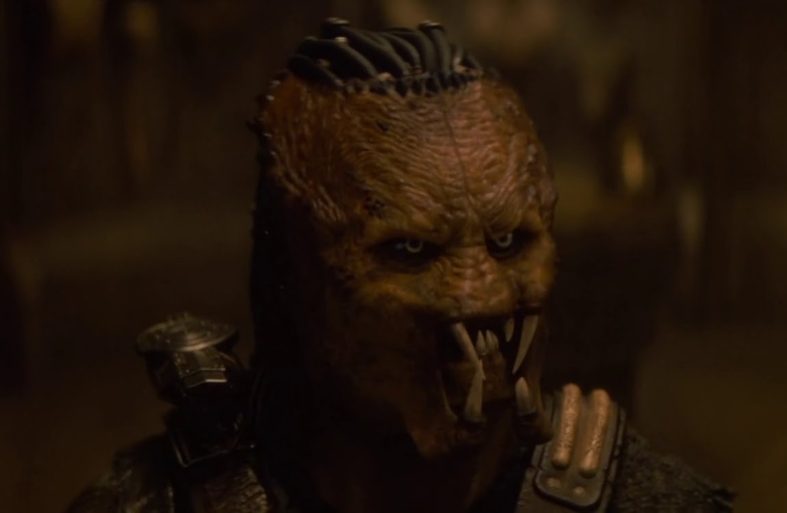 Dek Predator's dreadlocks from Predator: Badlands