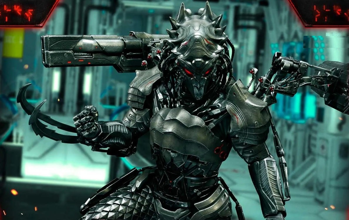 The Predator Killer suit with cybernetic Dreadlocks
