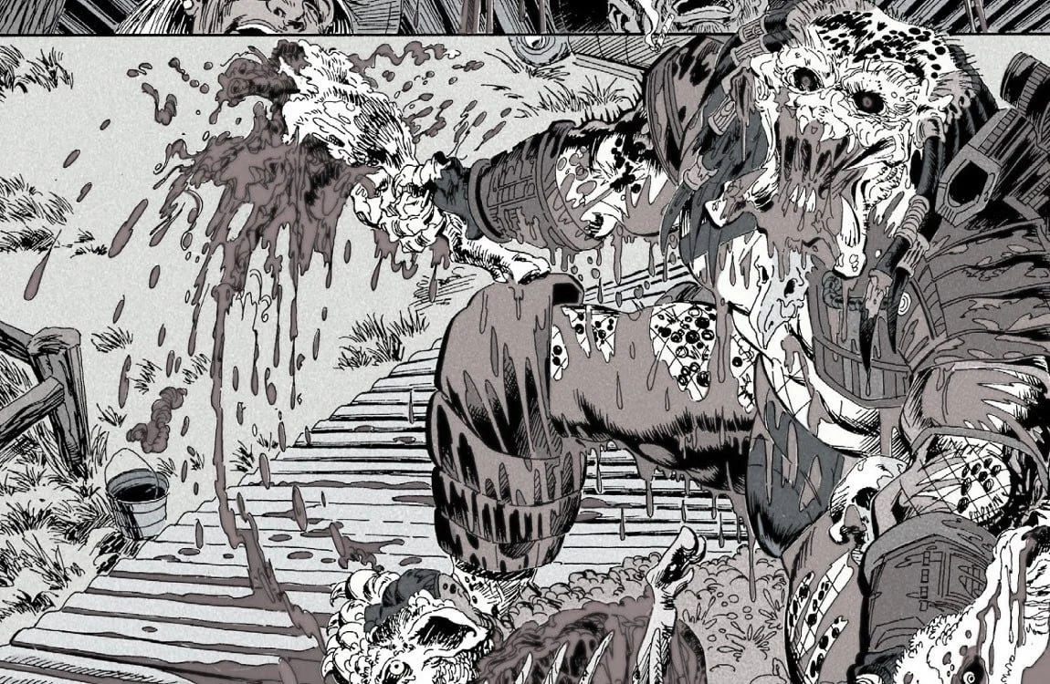 The Big Game Predator goes crazy with animal blood