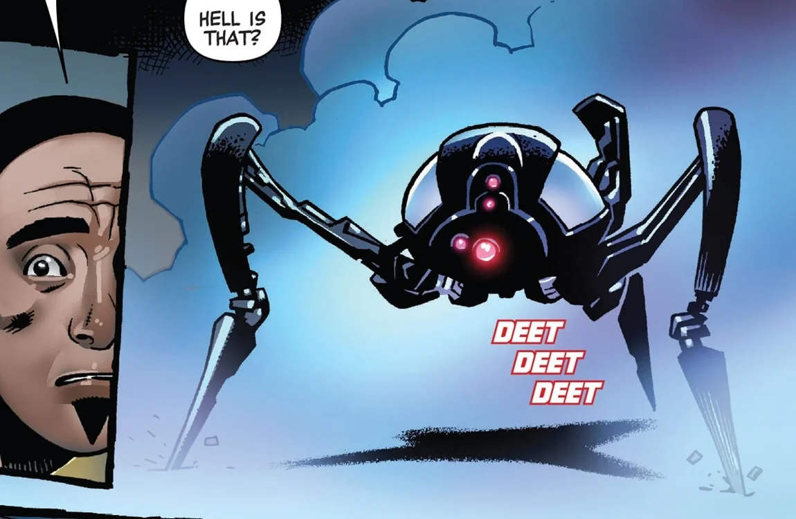 A Yautja spider drone from Marvel's Predator comic series