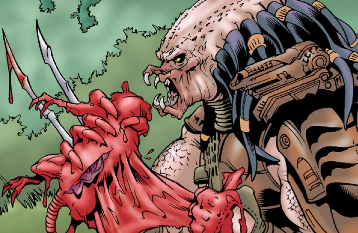 A Jungle Hunter enjoys a meal of muskrat