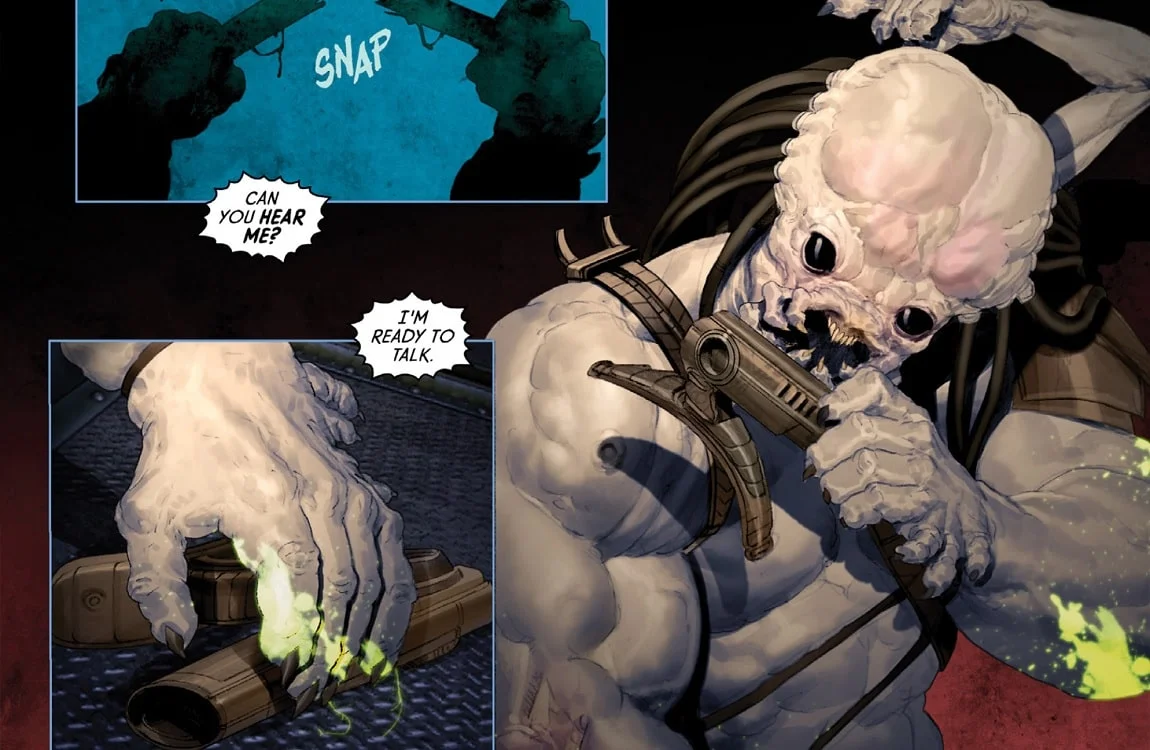 A Predator infected by the Black Goo Pathogen