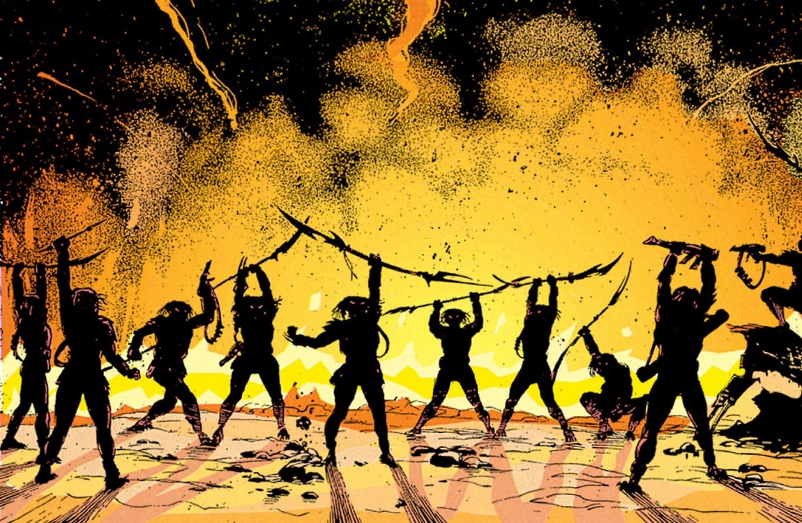 The Predators rally around a ship explosion