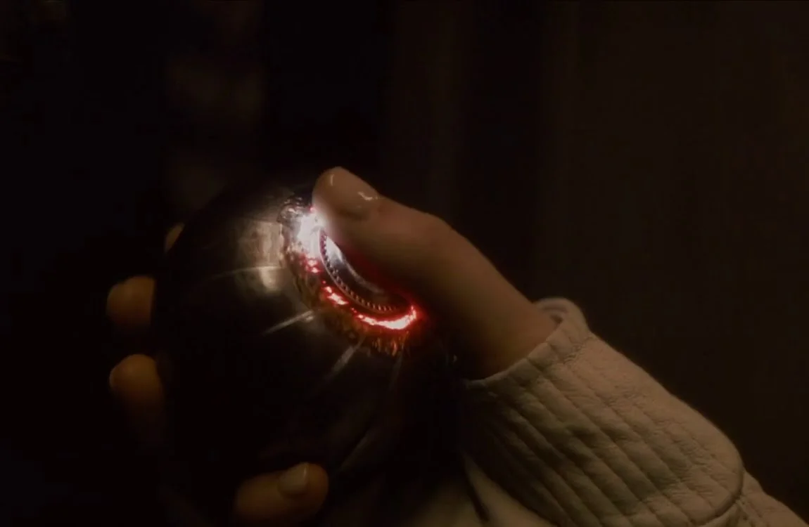 A Yautja cryo grenade from Predator: Badlands