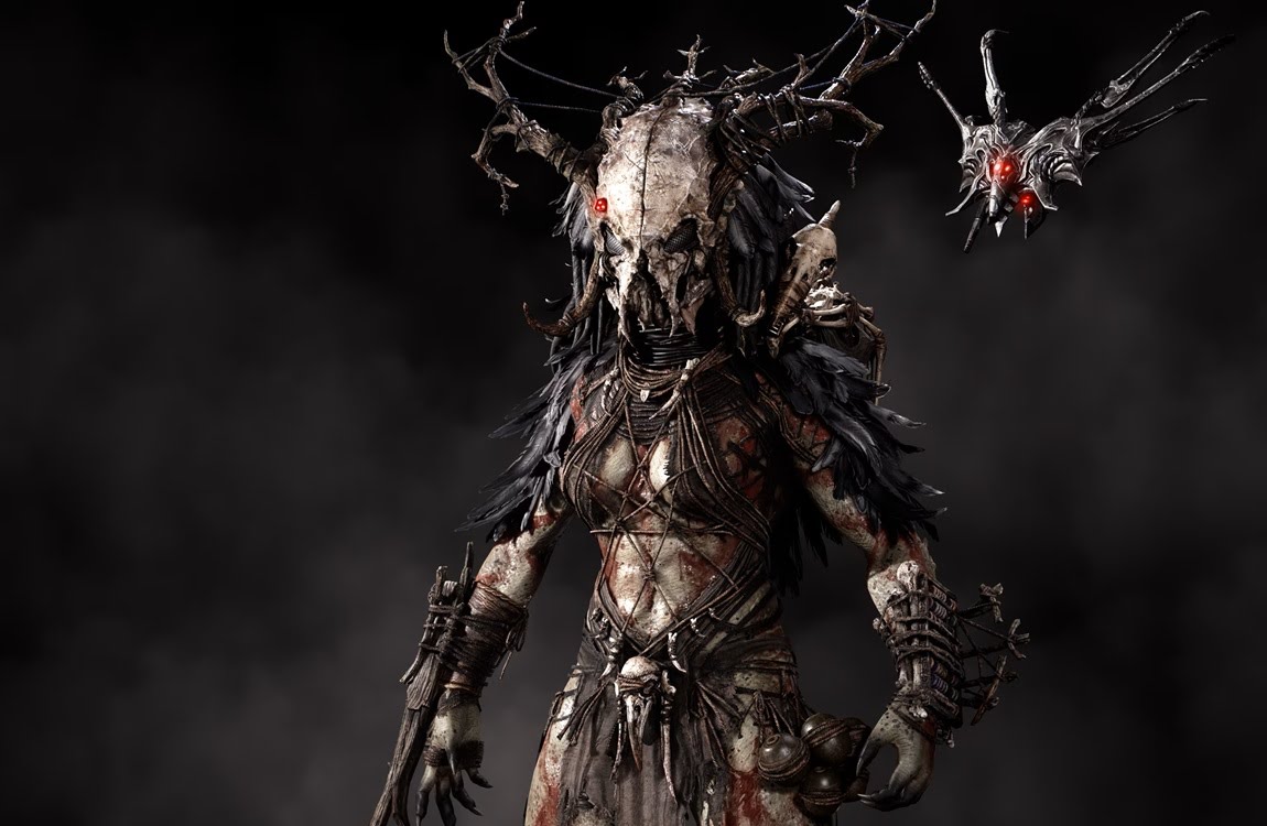 Witch Predator with grenades on her belt