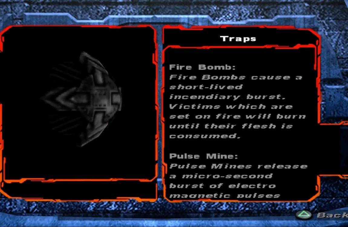 A Yautja Fire bomb from Predator: Concrete Jungle