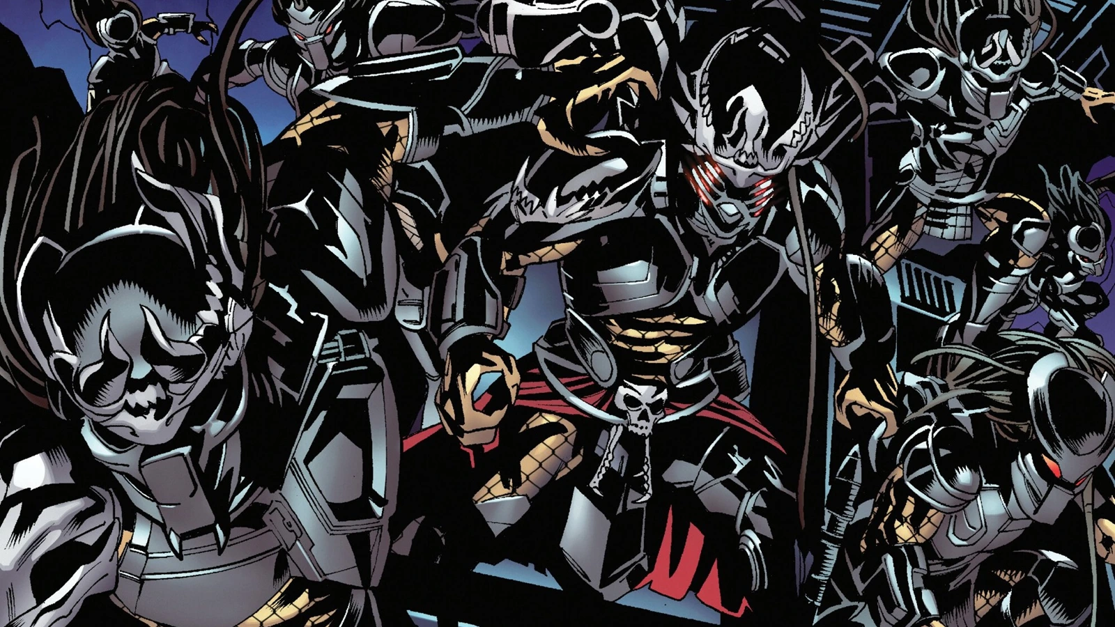 The Prince Predator during his invasion of Wakanda from Predator vs. Black Panther