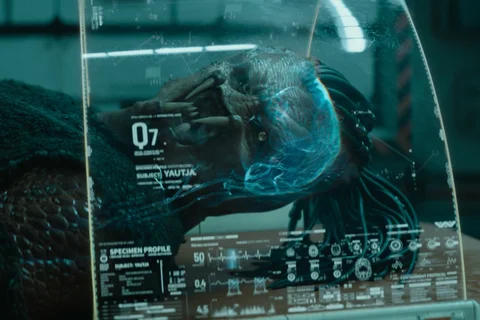 Dek Predator's scan results from Predator: Badlands