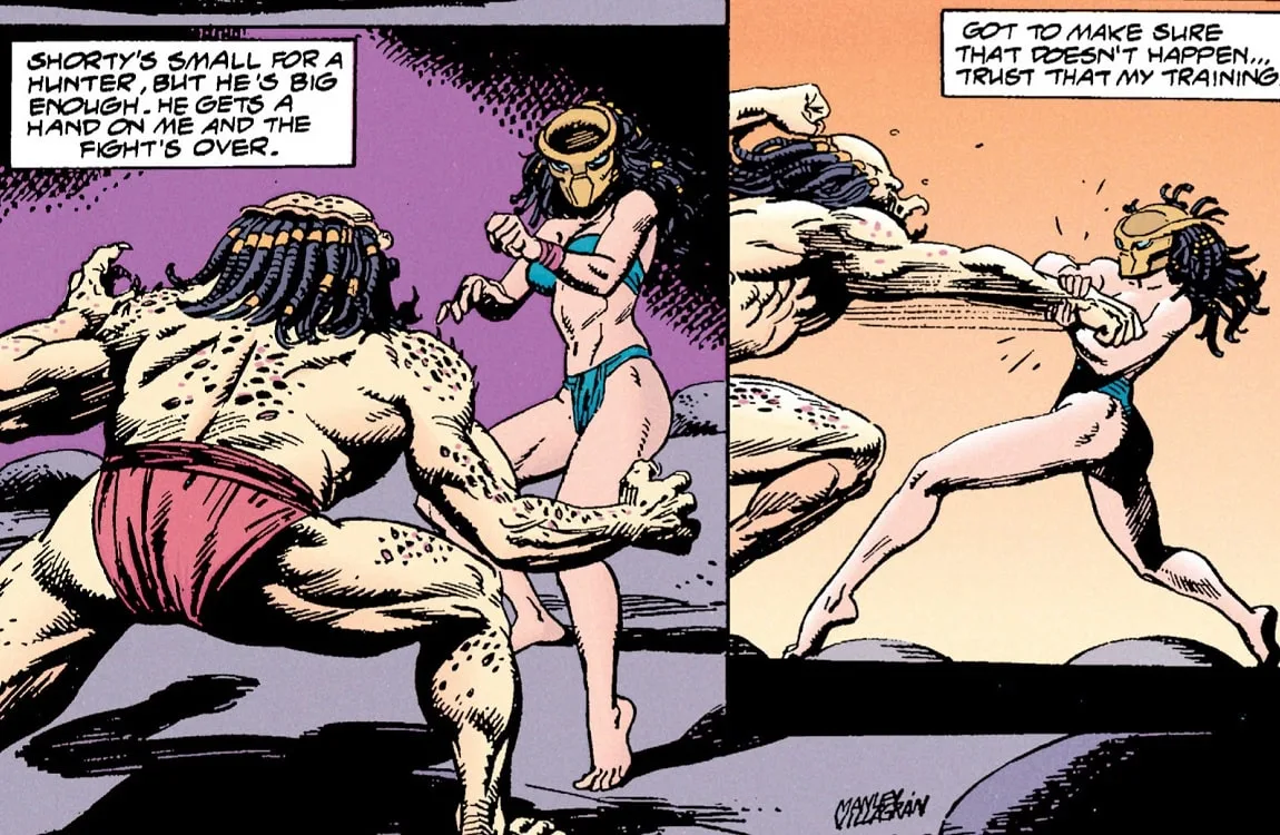 Yautja mating ritual from Aliens vs. Predator: War