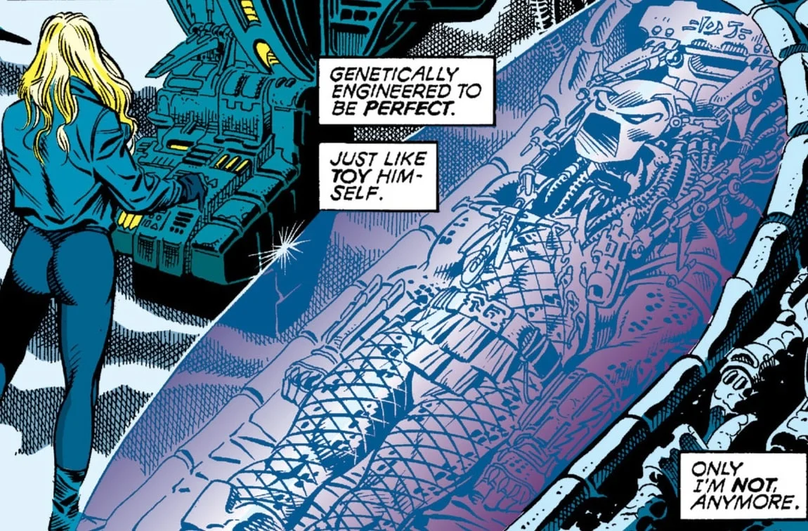 Big Mama Predator in a hypersleep capsule